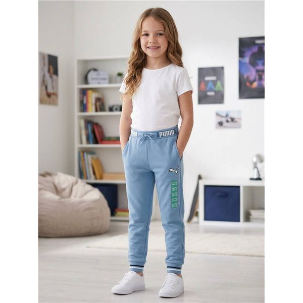 Puma Girls Jogger in Light Blue, Size XL