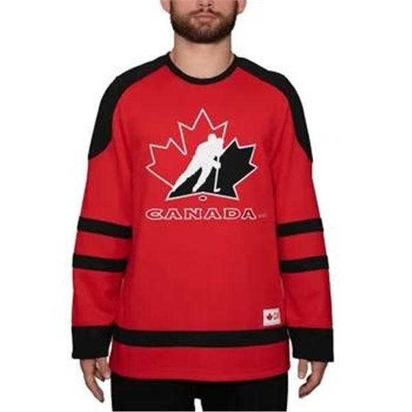 Team Canada Red and Black Hockey Jersey – Large