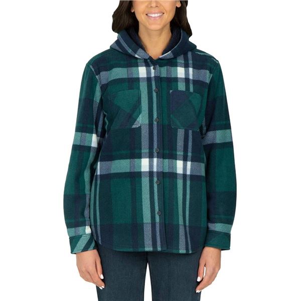 Realtree Women’s Bonded Fleece Hooded Jacket, Size Large
