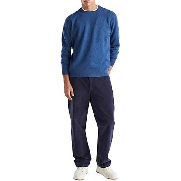 United Colors of Benetton Blue Long-Sleeve Sweater Size M