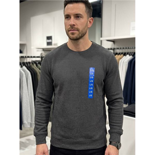 Bench Large Long-Sleeve Pullover Crewneck Sweater