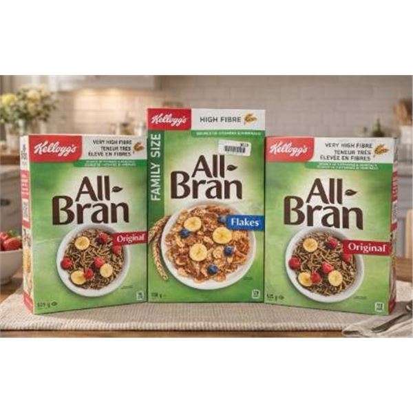 Kellogg's All-Bran Cereal, Assorted Varieties and Sizes