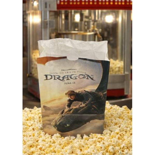 How To Train Your Dragon Promotional Paper Bags - Lot of 500