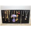 Image 1 : NEW JEWELRY DISPLAY STAND WITH NEW 12 NECKLACES