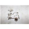 Image 1 : TRAVEL JEWELRY CASE W/VARIOUS 925 CHARMS