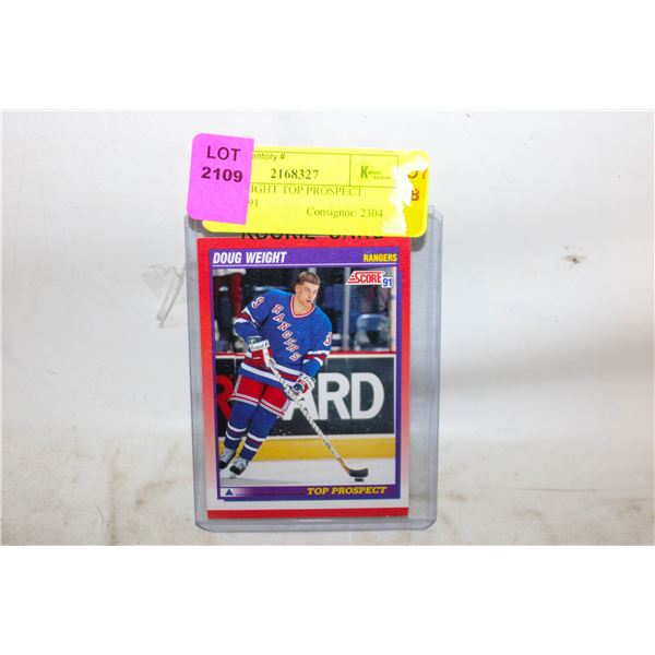 DOUG WEIGHT TOP PROSPECT SCORE 1991