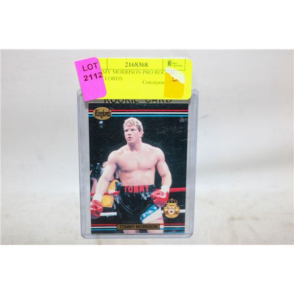 TOMMY MORRISON PRO ROOKIE RING LORDS