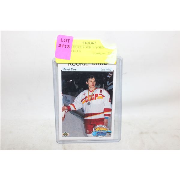 PAVEL BURE ROOKIE YOUNG GUNS UPPER DECK