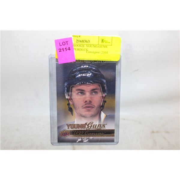 TY RATTIE ROOKIE YOUNG GUNS CANVAS UPPERDECK