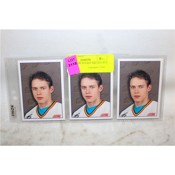 3 PAVEL BURE ROOKIE DREAM TRUE SCORE