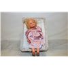 Image 1 : VINTAGE 1930-1940'S DOLL, PINK SATIN DRESS, MADE IN ENGLAND, COLLECTORS