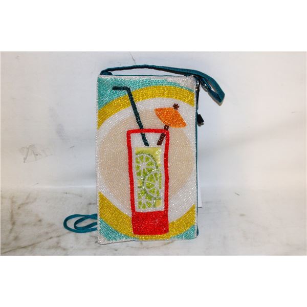 NEW BEADED COCKTAIL PURSE