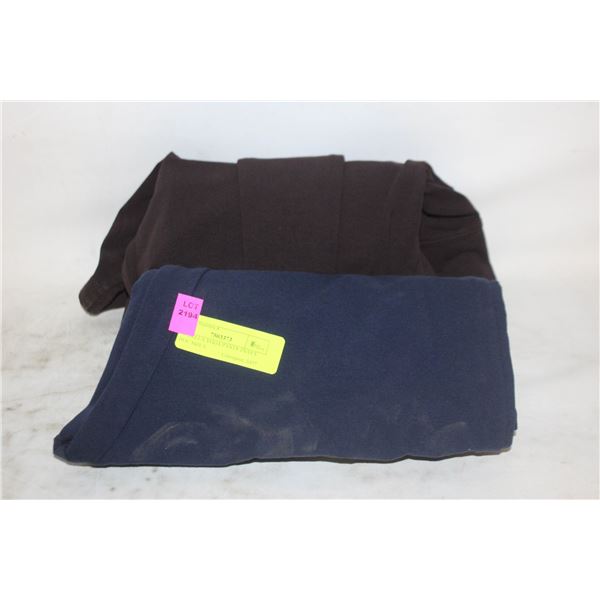 NEW BELLA YOGA PANTS 1NAVY 1CHOC SIZE L