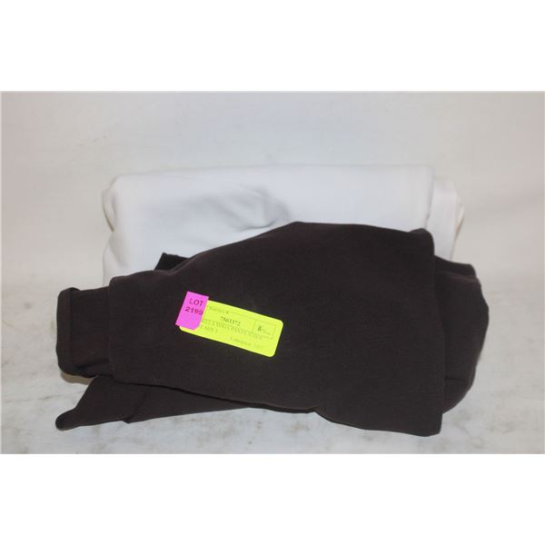 NEW BELLA YOGA PANTS 1CHOC 1WHITE SIZE L