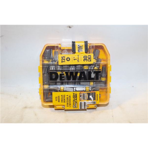 DEWALT MAXFIT T25 x 1” TORX SCREWDRIVER BITS