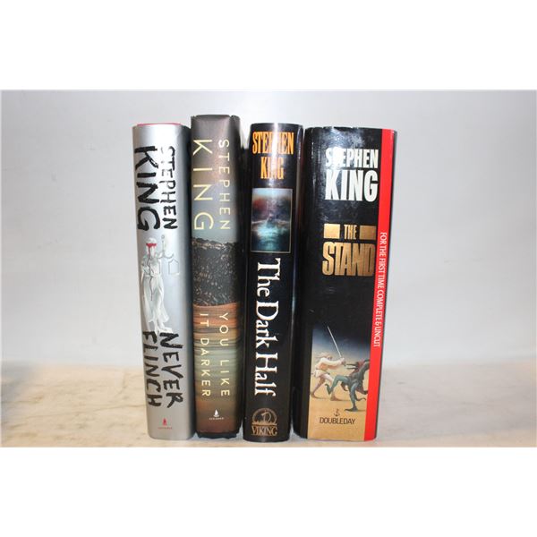 4 HARDCOVER STEPHEN KING BOOKS