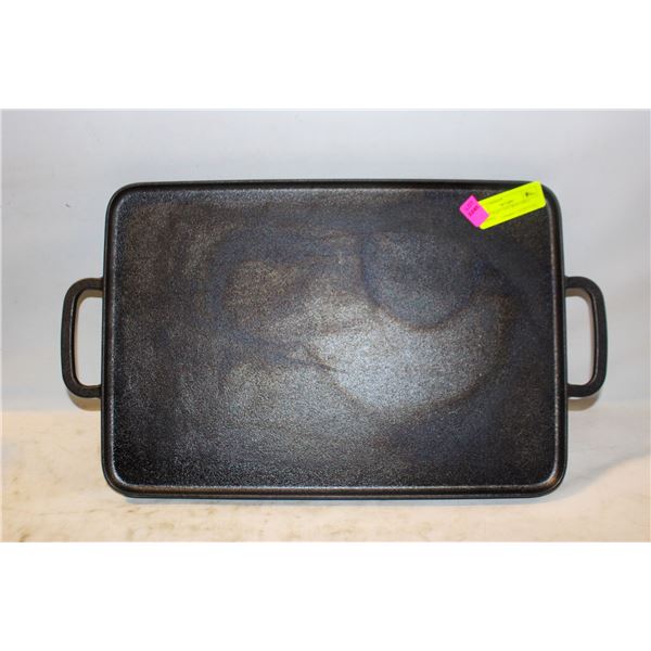 BOBBY FLAY CAST IRON GRILL GRIDDLE *USED*, CTC SES