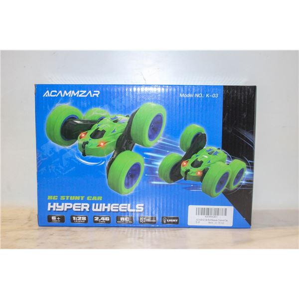 NEW HYPER WHEELS RC STUNT CRAZY CAR