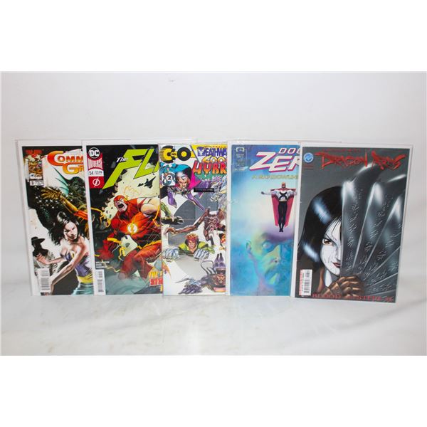 LOT OF 5 COMICS
