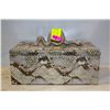 Image 1 : SNAKE SKIN STORAGE BOX WITH LID