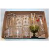 Image 1 : VINTAGE STARBURST HIGHBALL & SHORTBALL GLASSES & COKE COLLECTOR GLASS LOT