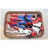 Image 1 : SPIDERMAN, SPIDERMAN THE SPOT, FOUR ARMS BEN 10 ALIEN UNIVERSE, SUPERMAN, TOYS