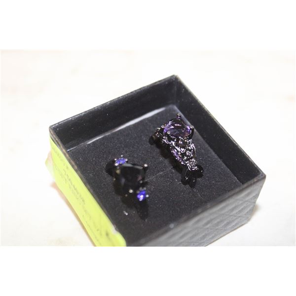 NEW 2PCS/SET RING SET SZ8