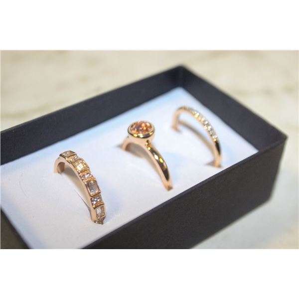 NEW 3PCS/SET RING SET SZ9