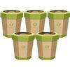 Image 1 : BRAND NEW 5PK CARDBOARD TRASH CANS 3-GALLON CTC SES