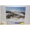 Image 1 : NEW SEALED 1500-PIECE PUZZLE BY HALLMARK, WINTER IN NEW ENGLAND