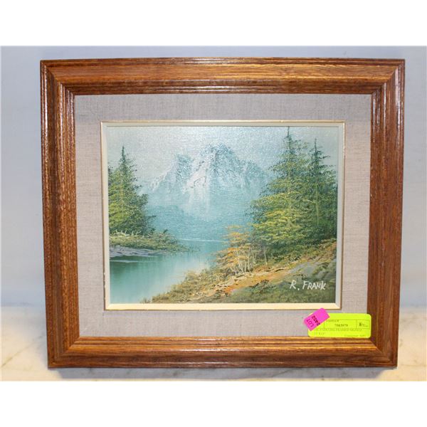 OIL PAINTING FRAMED SIGNED 15"X13"