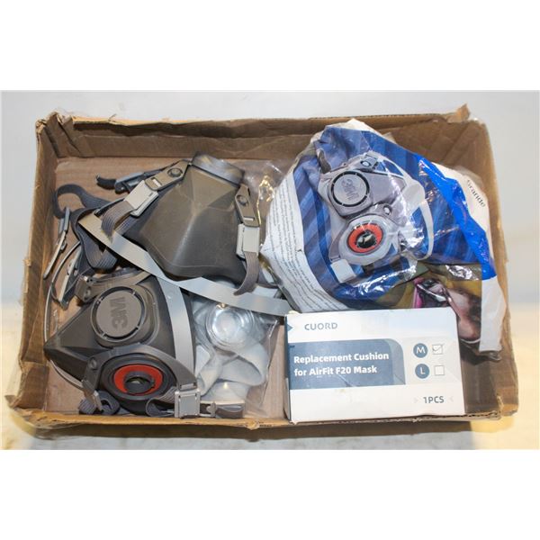 FLAT OF ASSORTED 3M MASKS