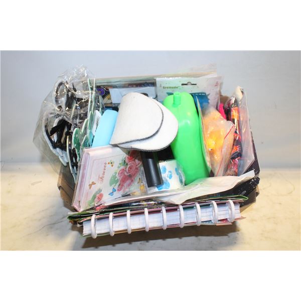 FLAT OF ASSORTED ITEMS