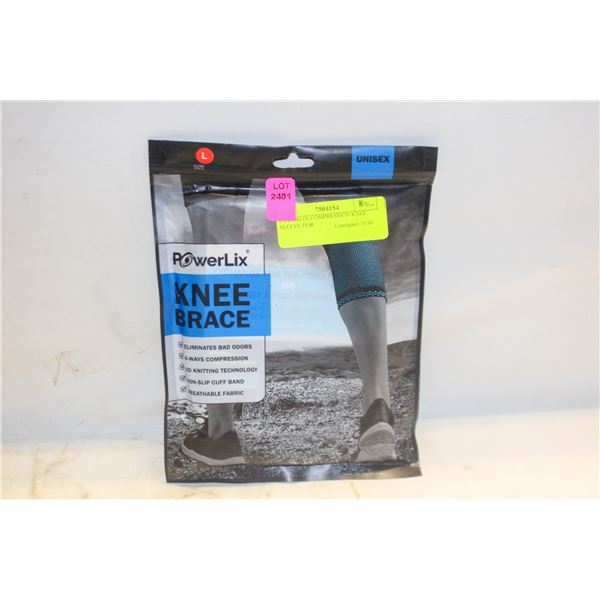 POWERLIX COMPRESSION KNEE SLEEVE FOR