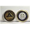 Image 2 : 11)  LOT OF 2 ENCAPSULATED FREE MASONS'