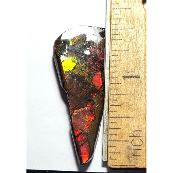 4)  NATURAL RED, GREEN & ORANGE FIRE 23 CT