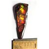 Image 2 : 4)  NATURAL RED, GREEN & ORANGE FIRE 23 CT