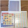 Image 1 : 23)  LOT OF 3 FULL SHEETS OF USA CHARITY