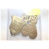 Image 1 : 3 OLD UNCOMMON DOG TAGS