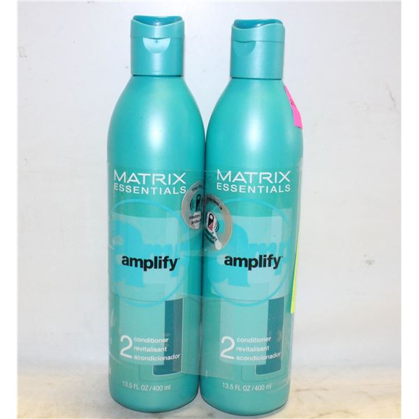2 MATRIX ESSENTIALS AMPLIFY CONDITIONER 400ML