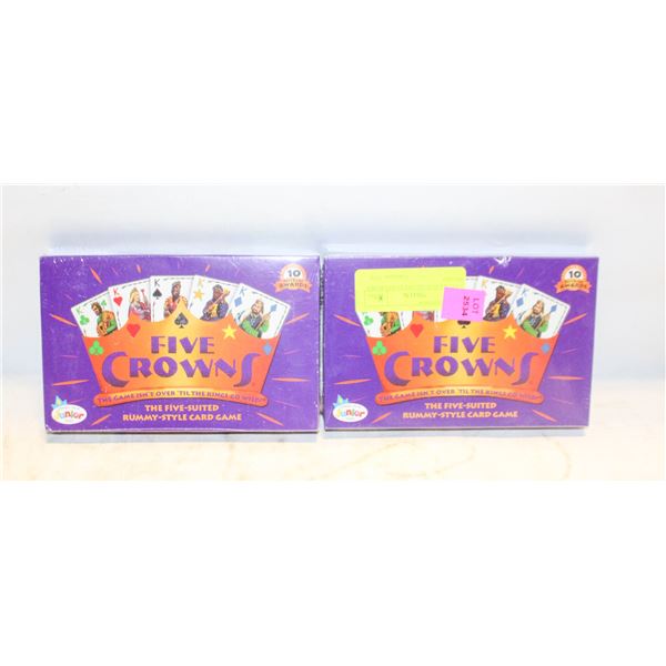 2 PACKS SEALED FIVESTAR CROWN BOARD
