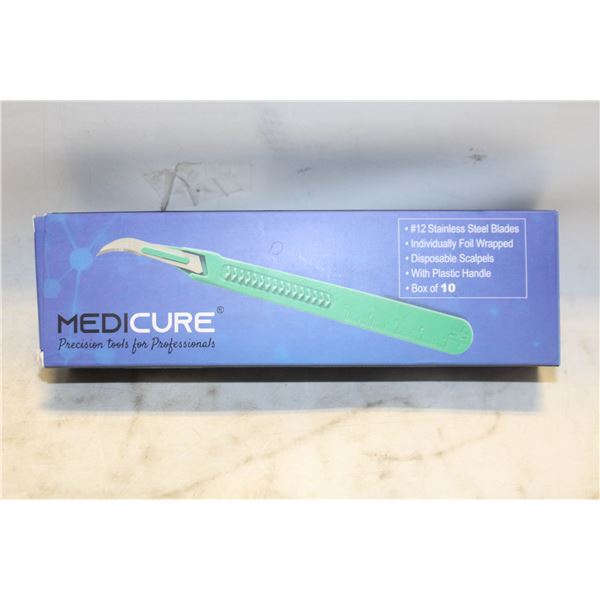 10 PCS DISPOSAL SCALPEL BLADES STERILE
