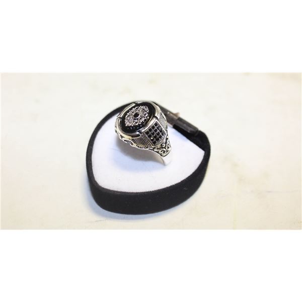 NEW TURKISH HANDMADE SILVER LOOK MEN’S: