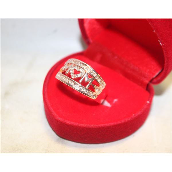 NEW LOVE MOM RING SZ9