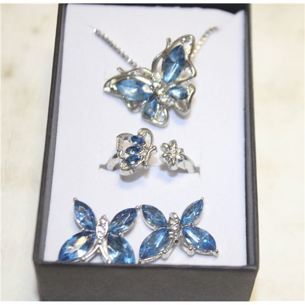 NEW NECKLACE AND RING WITH EARRINGS