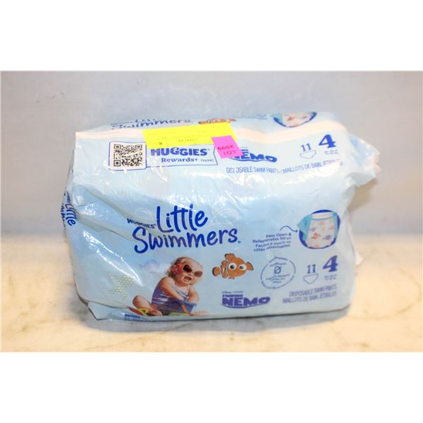 HUGGIES SWIM DIAPERS SIZE 4 DISPOSABLE