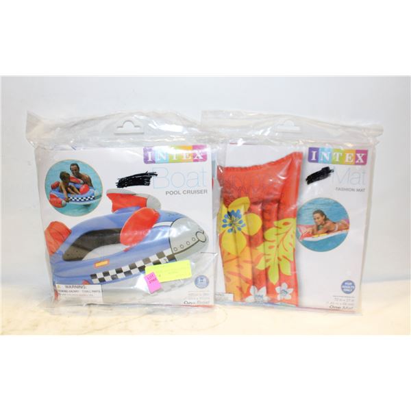 2 PACK INTEX BOAT POOL CRUISE AND