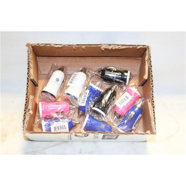 10 PCS SMART MINI CAR CHARGER USB FAST