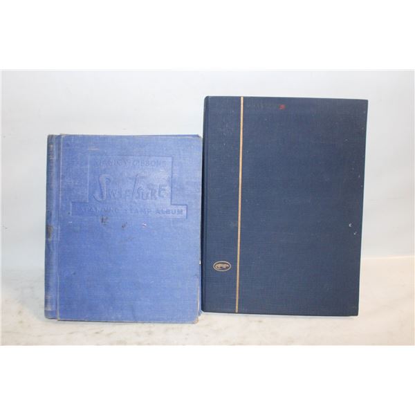 OLD SWIFTSURE EXPANDING STAMP ALBUM FULL AND