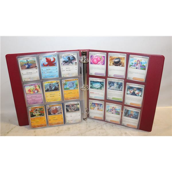 BINDER POKEMON CARDS